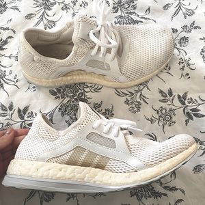 Adidas White Pureboost X Women’s Athletic Running Sneakers